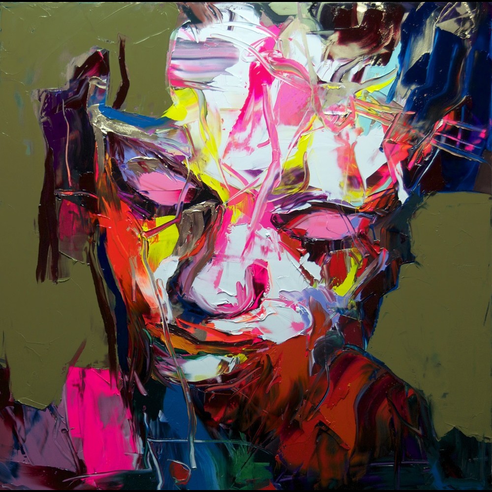 Francoise Nielly Portrait Palette Painting Expression Face113